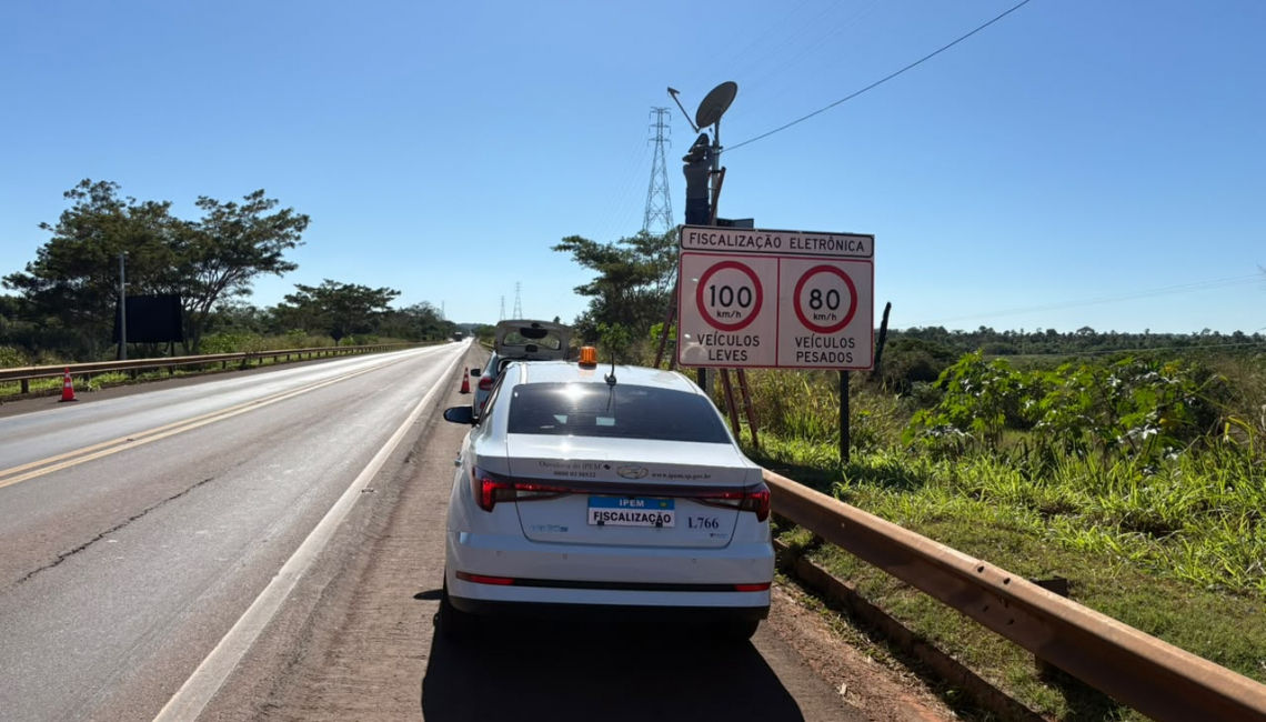 Em Monte Castelo, Ipem-SP verifica radar na rodovia SP-563